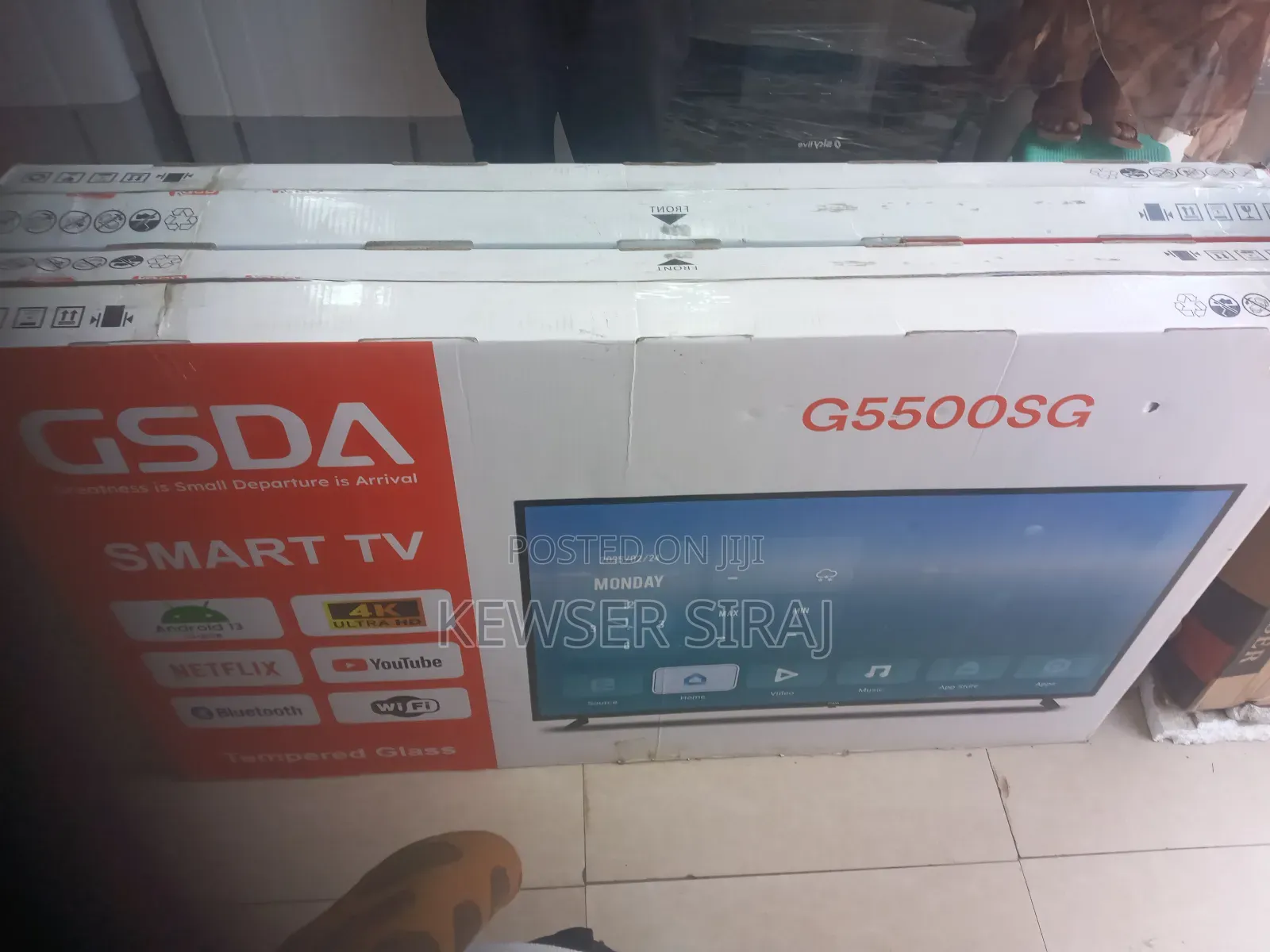 Gasda 43inch Tv Smart Android 14 Youtube Video Bluetooth