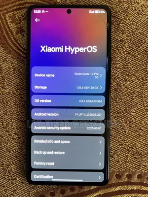 Photo - Xiaomi Redmi Note 12 5G 128 GB Black