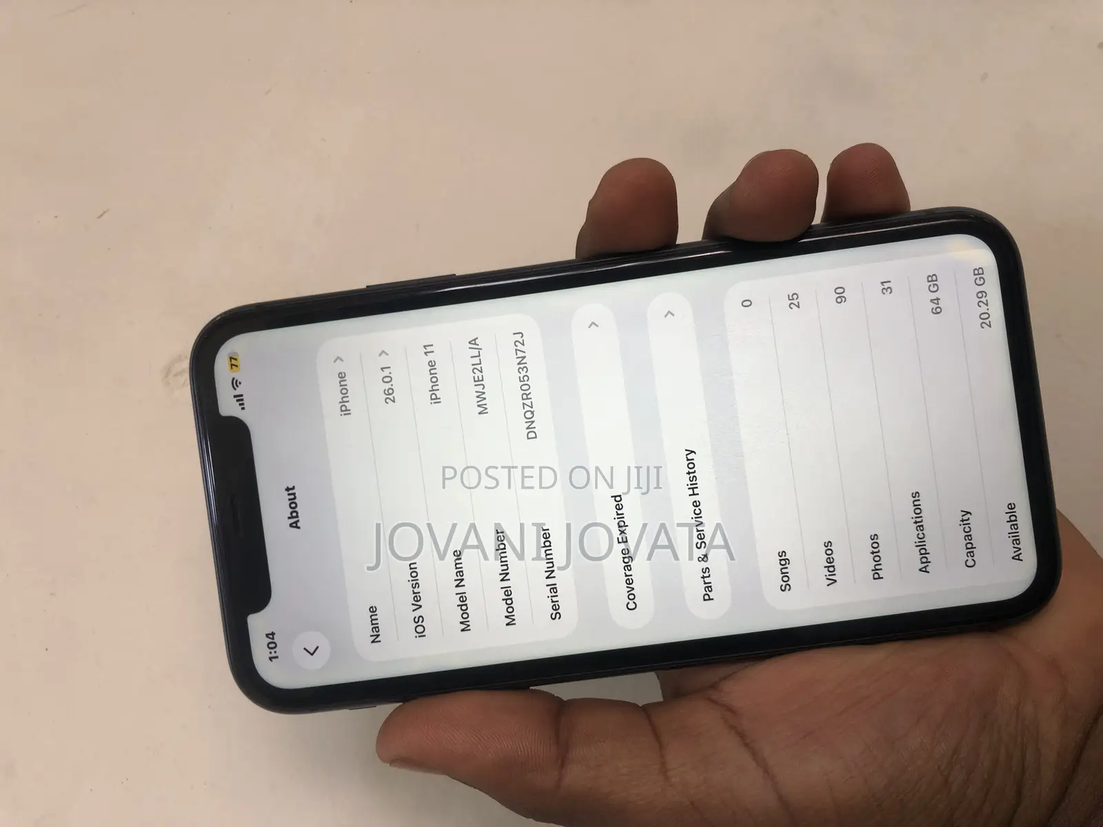 Apple iPhone 11 64 GB Black