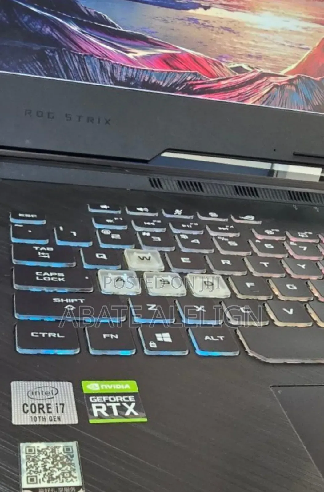 New Laptop Asus ROG Strix G15 16GB Intel Core I7 SSD 1T