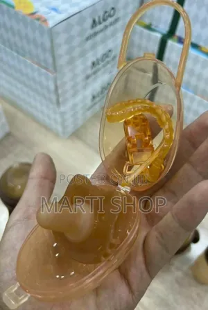 6 Pieces Bpa Free Silicone Baby Bottles or Feeding Sets ( Algo)