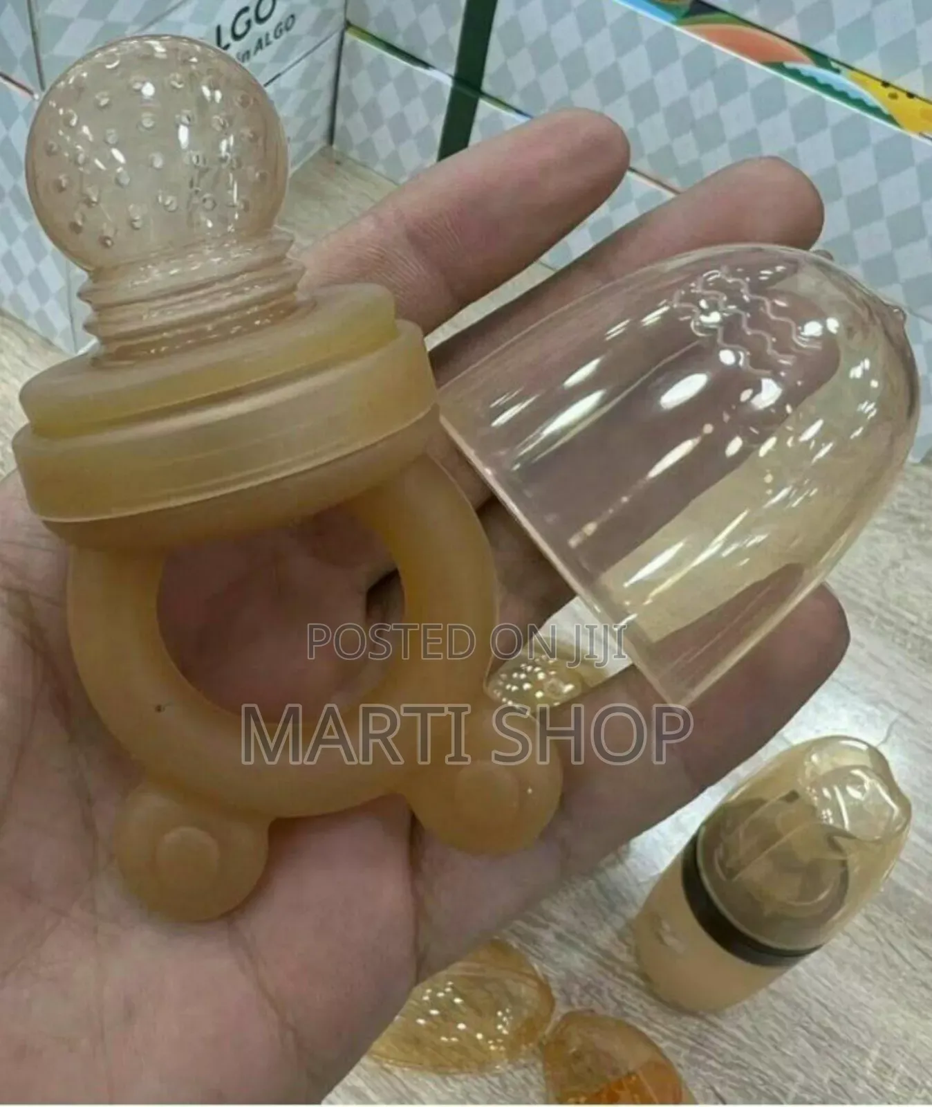 6 Pieces Bpa Free Silicone Baby Bottles or Feeding Sets ( Algo)