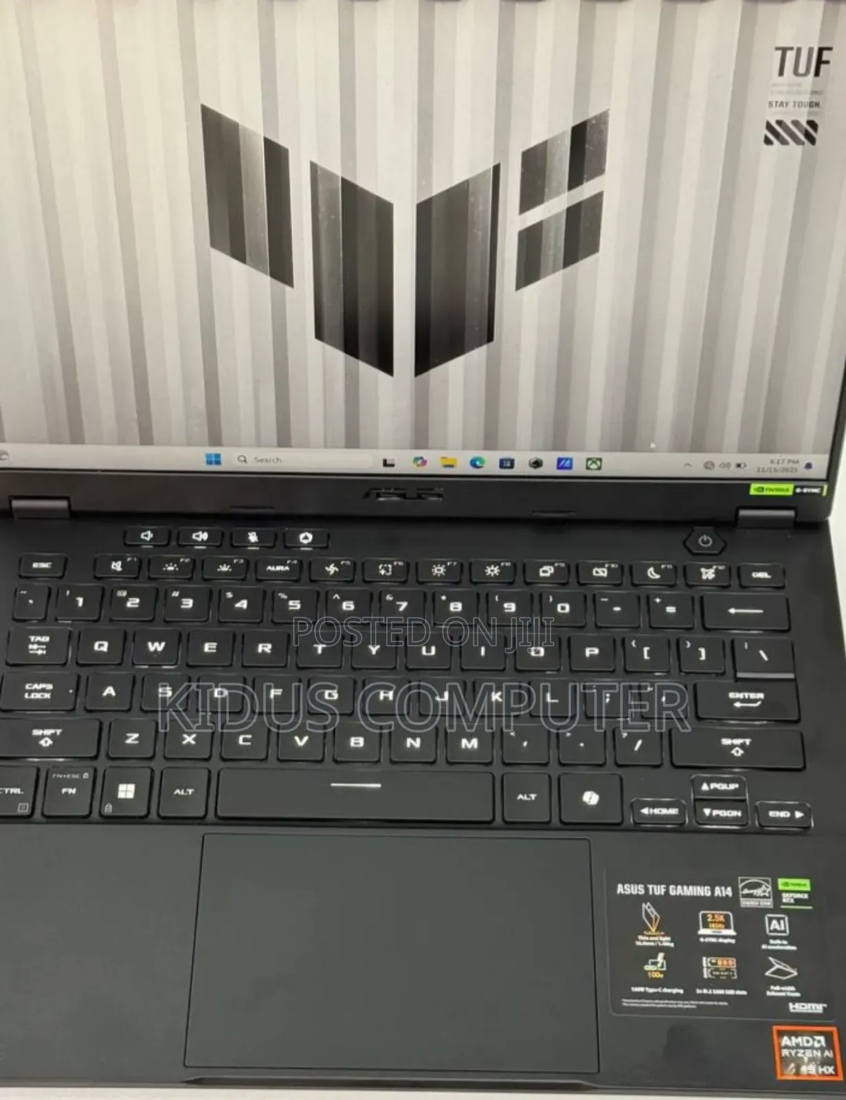 New Laptop Asus TUF Gaming A15 16GB AMD Ryzen 9 SSD 1T