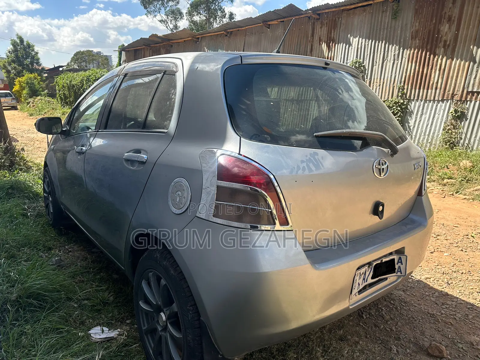 Toyota Yaris 2008 Gray