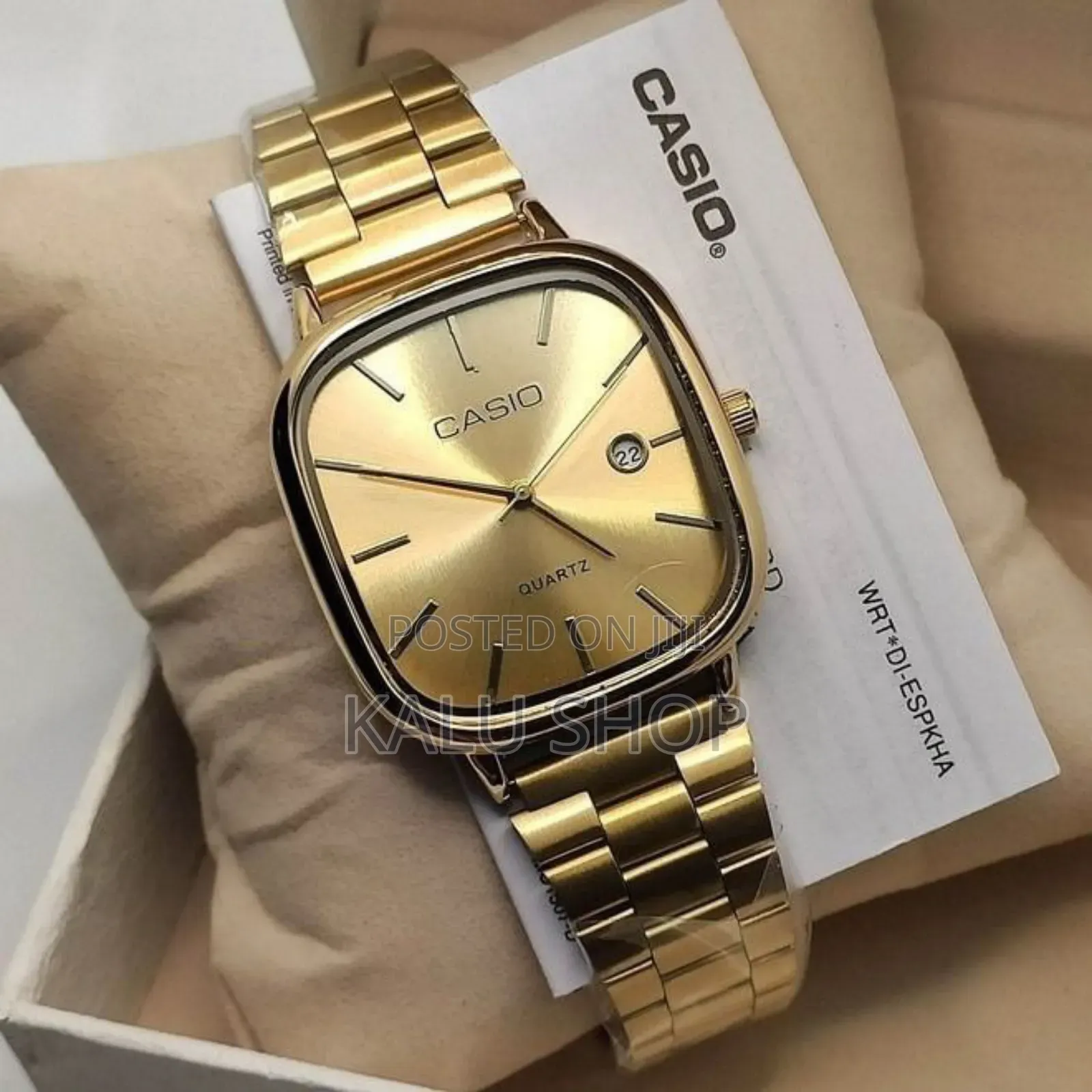 Casio A138 Classic Vintage Gold Tone Quartz Water Resistant