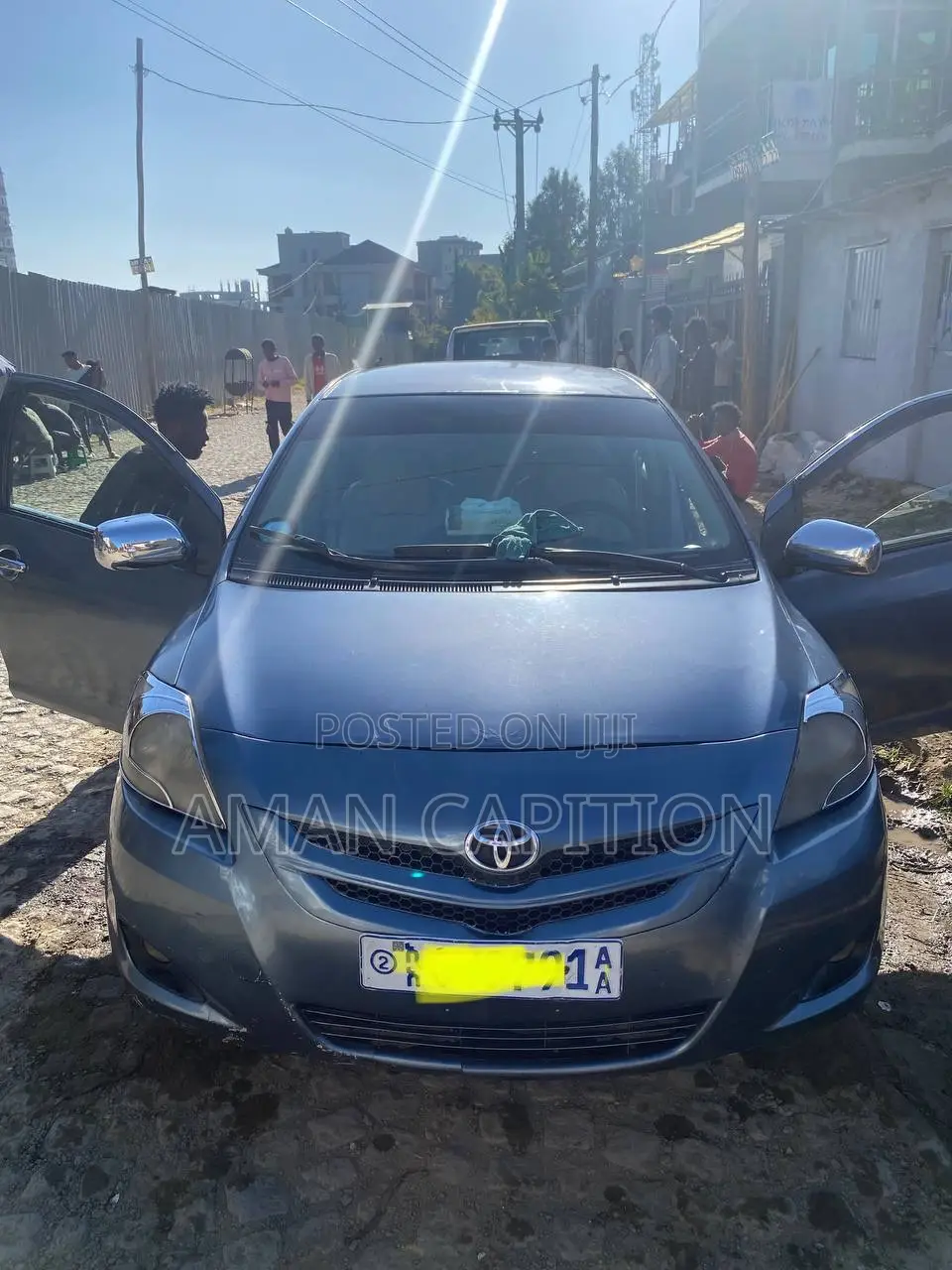 Toyota Yaris 2008 Matt Black