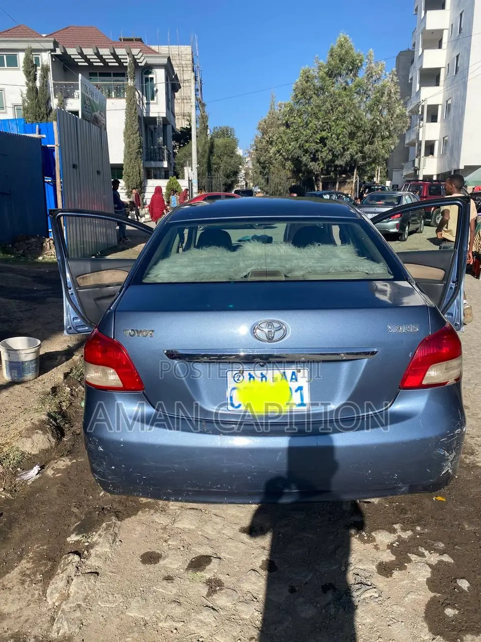 Toyota Yaris 2008 Matt Black