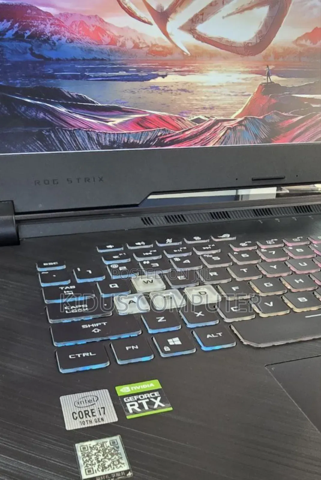 New Laptop Asus ROG Strix G15 16GB Intel Core I7 SSD 1T