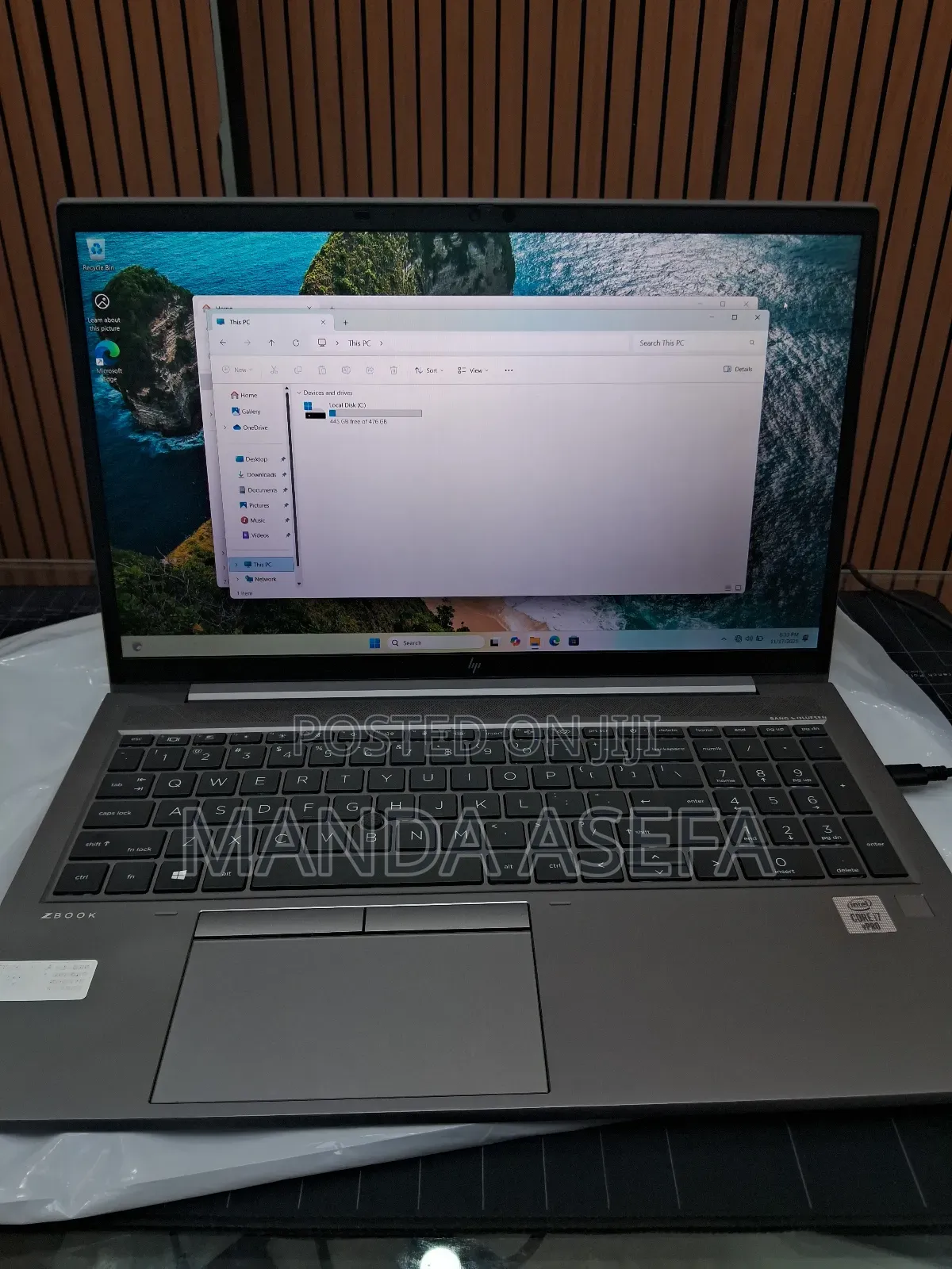 New Laptop HP ZBook 15 16GB Intel Core I7 SSD 512GB