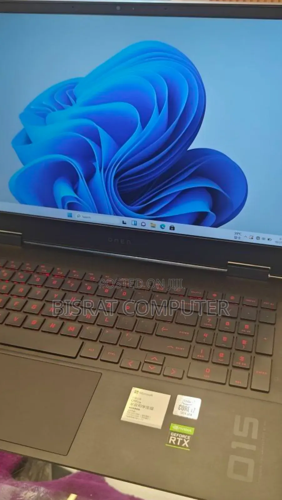 New Laptop HP Omen 15 16GB Intel Core I7 SSD 512GB