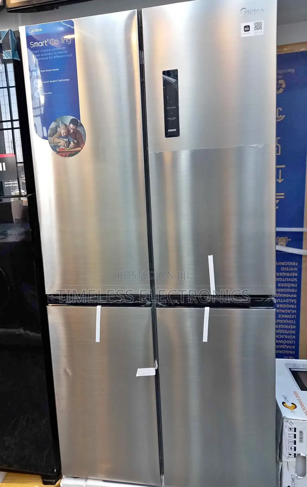 Midea 620l Side-by-side Refrigerator – Premium Cooling