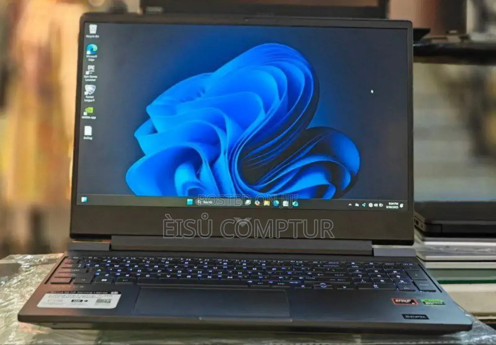 New Laptop HP Victus 15 16GB AMD Ryzen 7 SSD 512GB