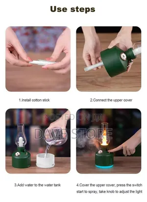 Rechargeable Vintage Lamp Humidifier