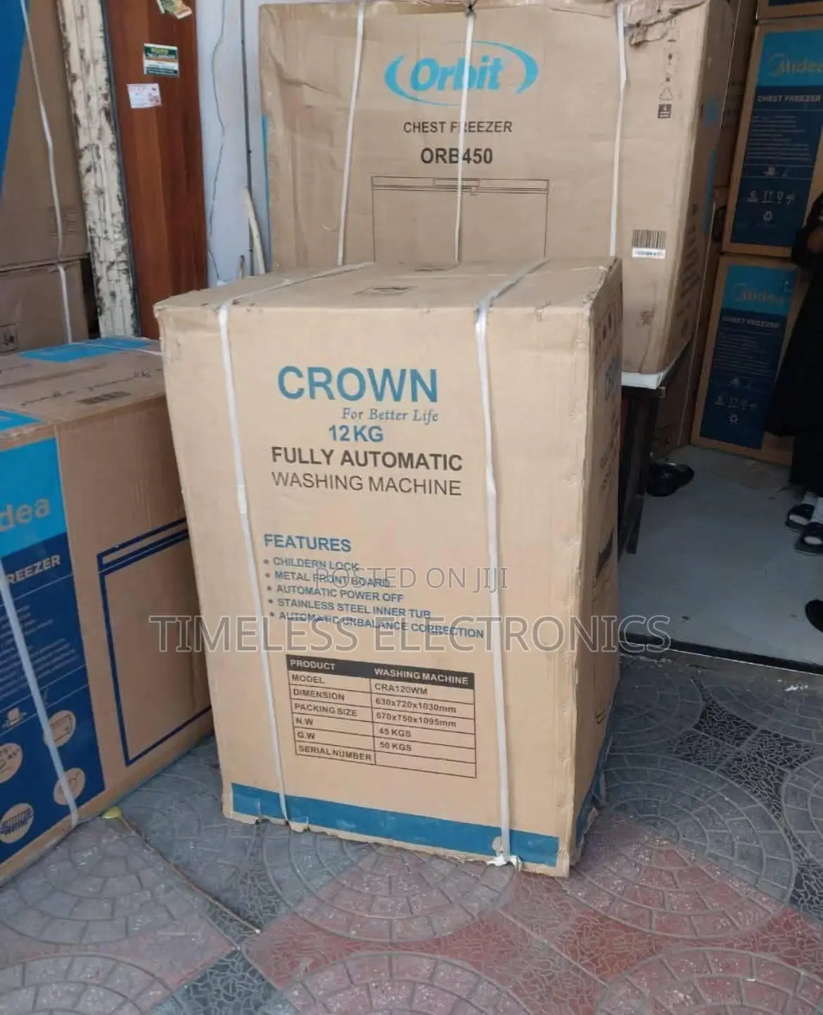  Crown 12 Kg Automatic Washing Machine – Efficient Durable