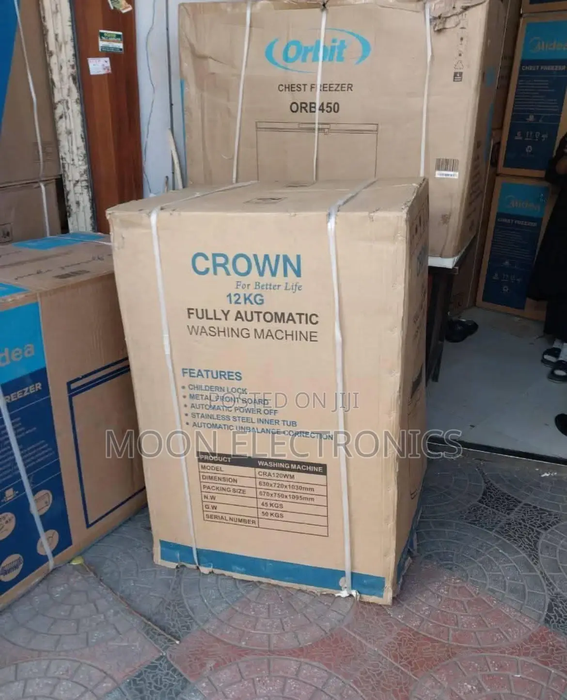 Crown 12 Kg Automatic Washing Machine – Efficient Durable