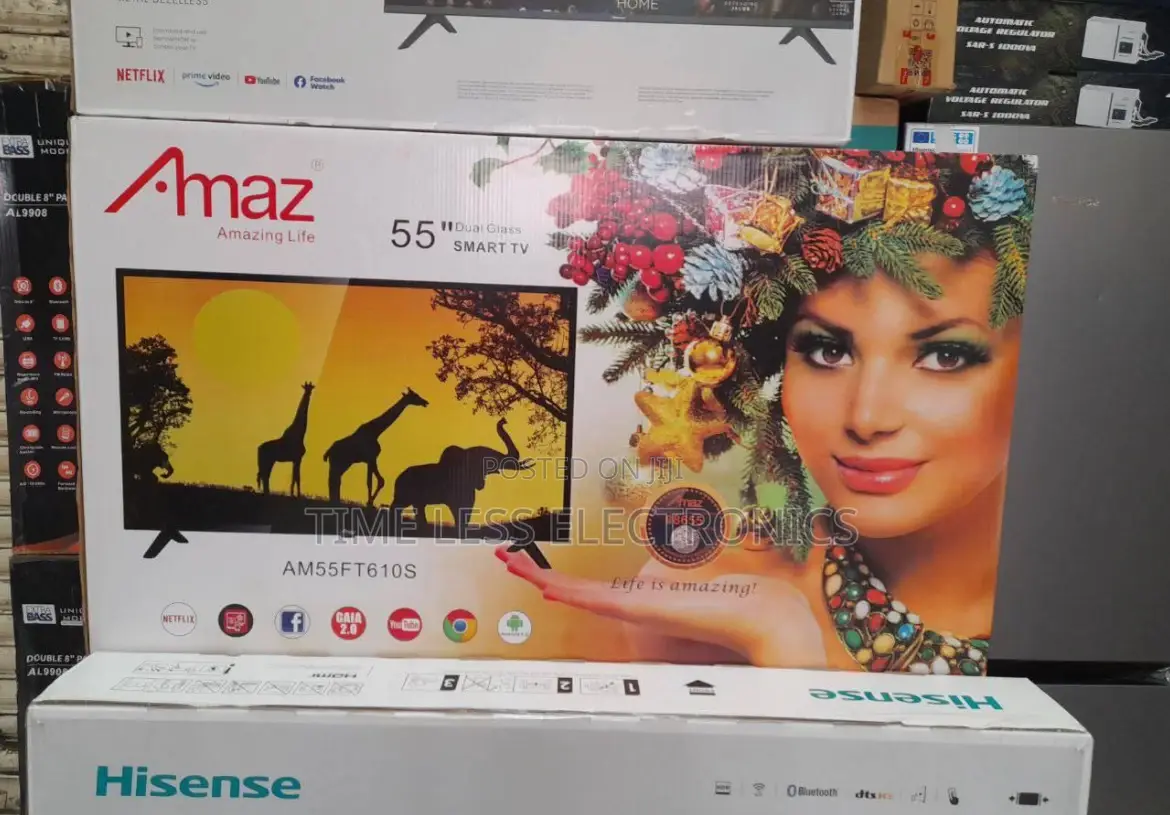 Amaz 55” Smart Android Tv – Stunning Uhd Visuals