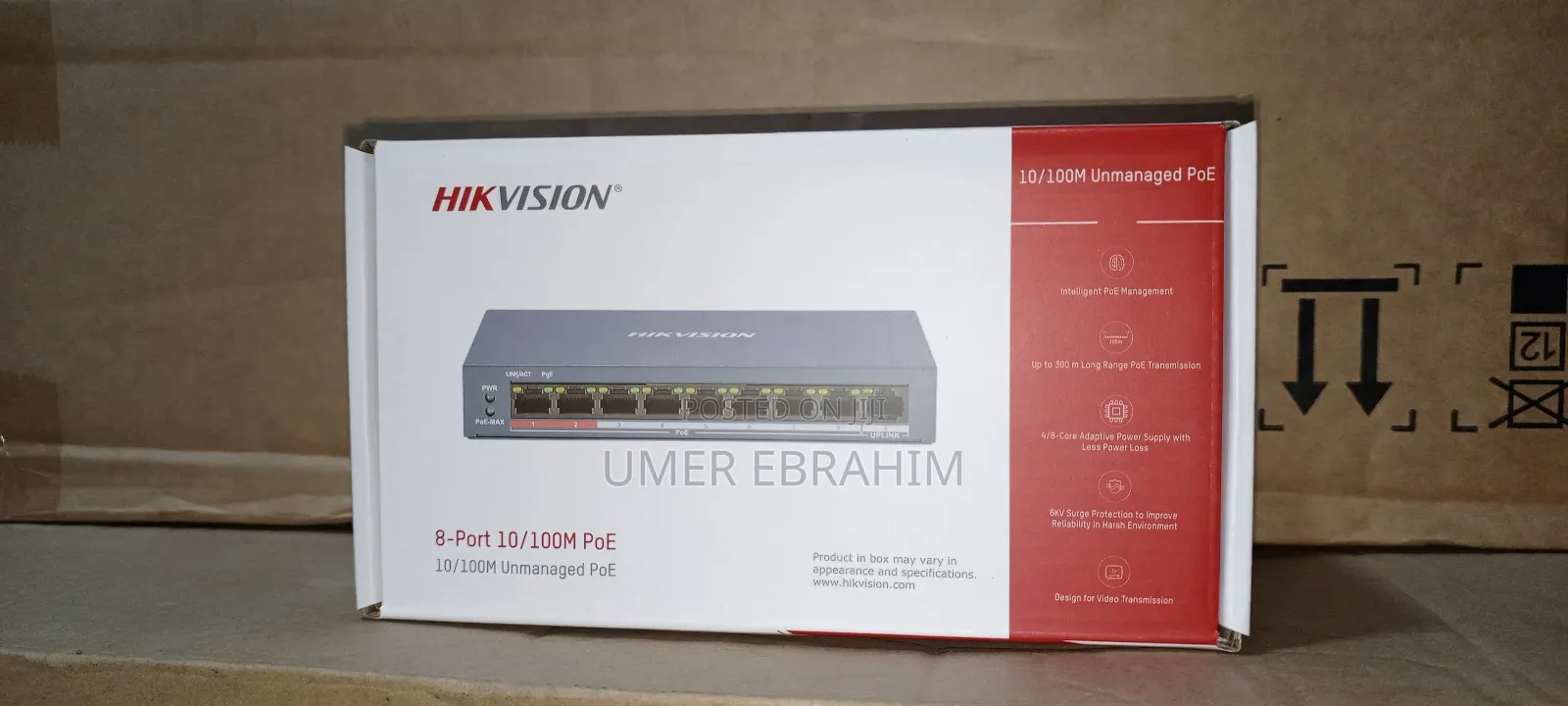 Hikvision 8port Poe Switch