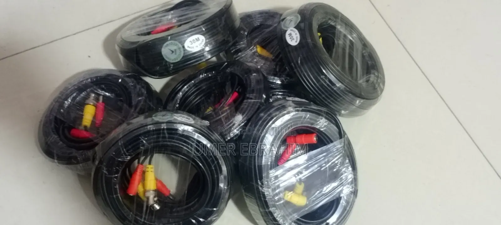 30 ሜትር አናሎግ ካሜራ ኬብል