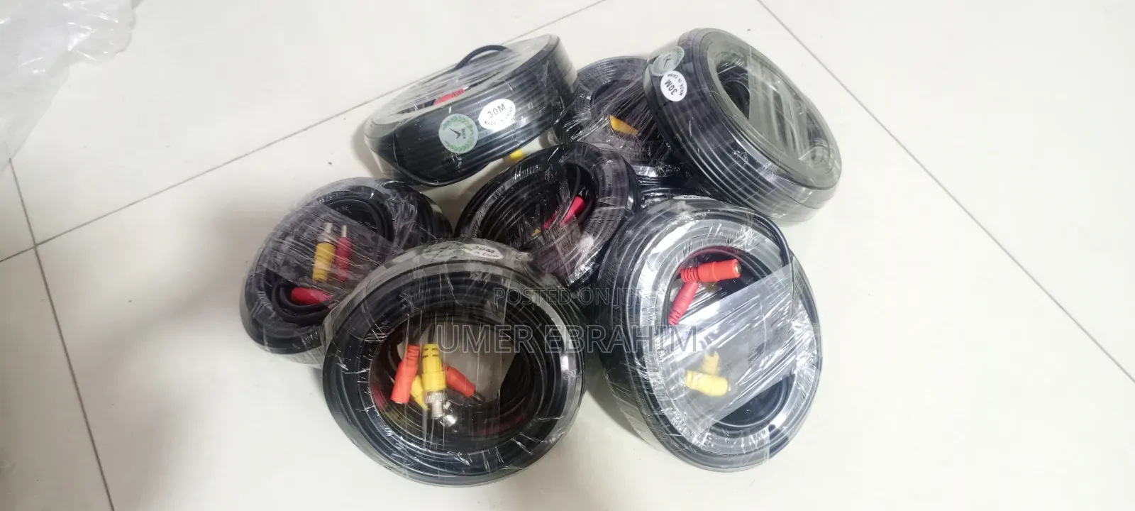 30 ሜትር አናሎግ ካሜራ ኬብል