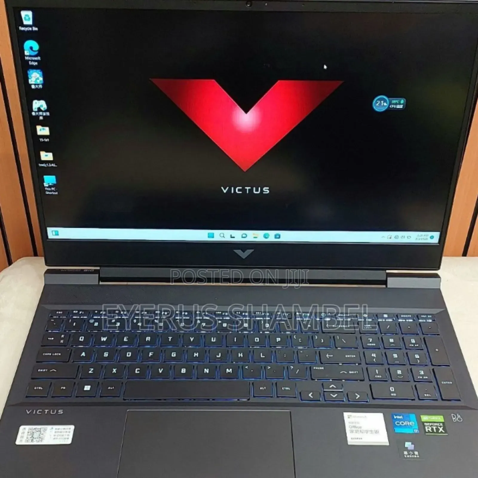 New Laptop HP Victus 16 16GB Intel Core I7 SSD 1T