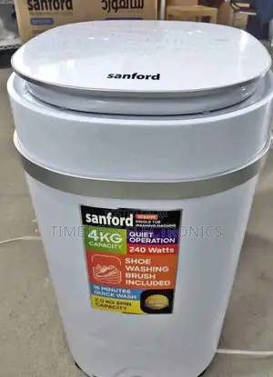 Sanford 4 Kg Mini Washing Machine – Compact Efficient!