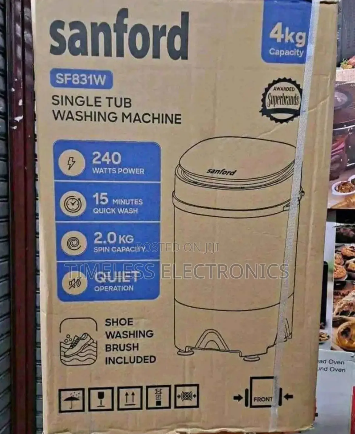 Sanford 4 Kg Mini Washing Machine – Compact Efficient!