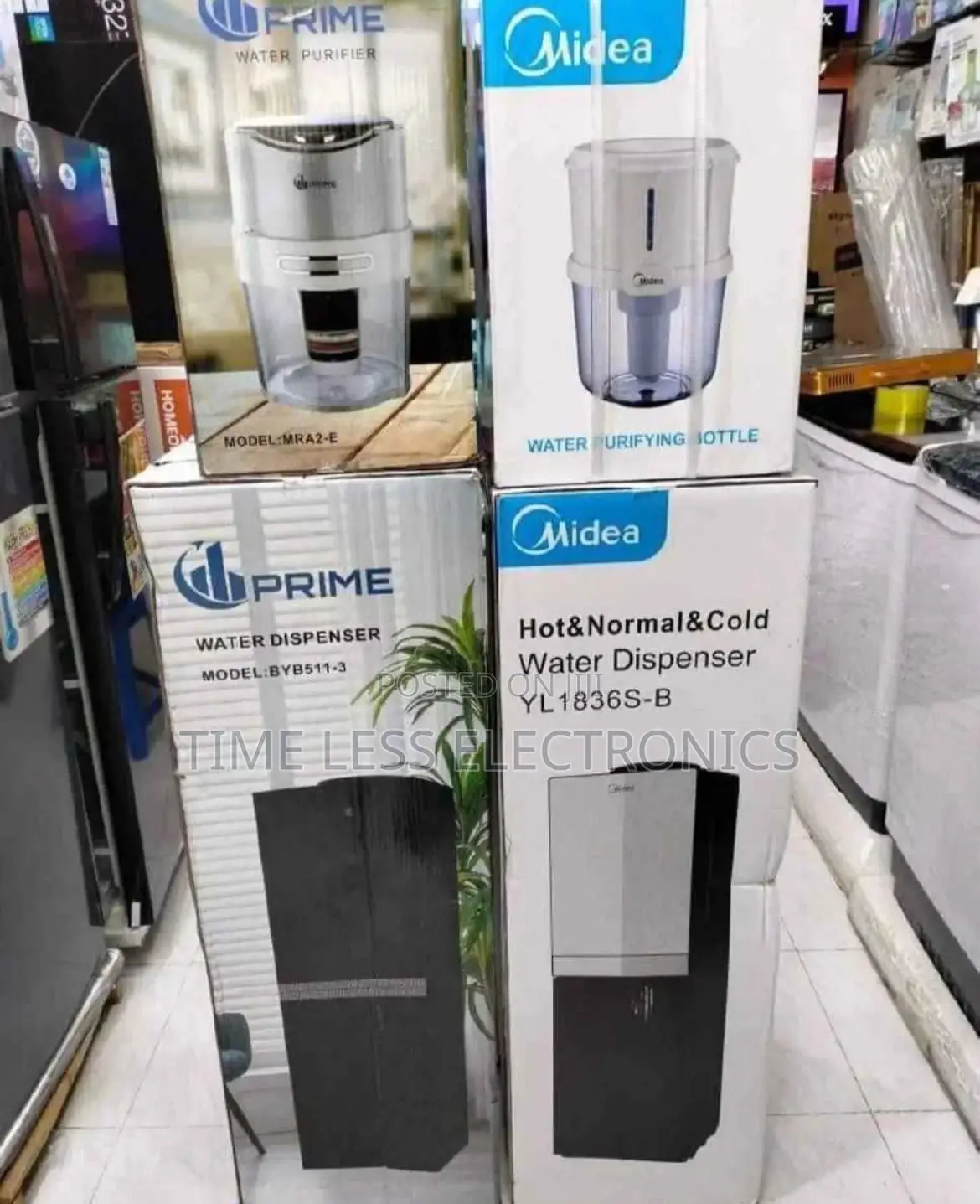 Prime Water Dispenser – Hot, Cold Room Temperature
