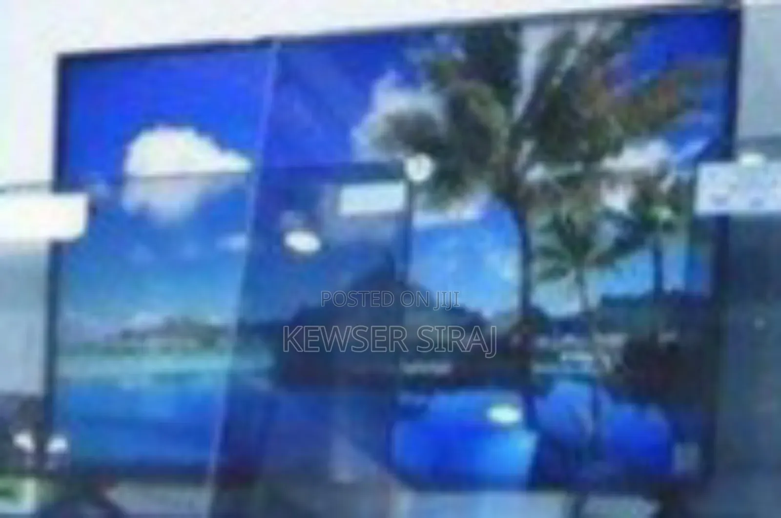 Next View 43inch Tv Smart Android Double Glass Youtube Video