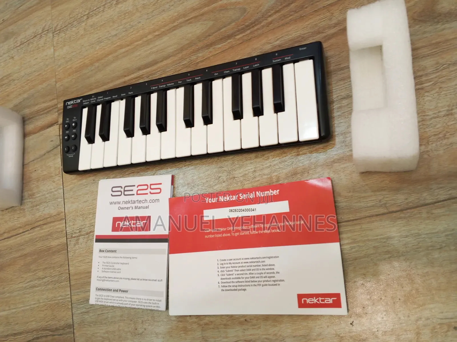 Nectar Se25 Mini Midi Studio Keyboard Piano