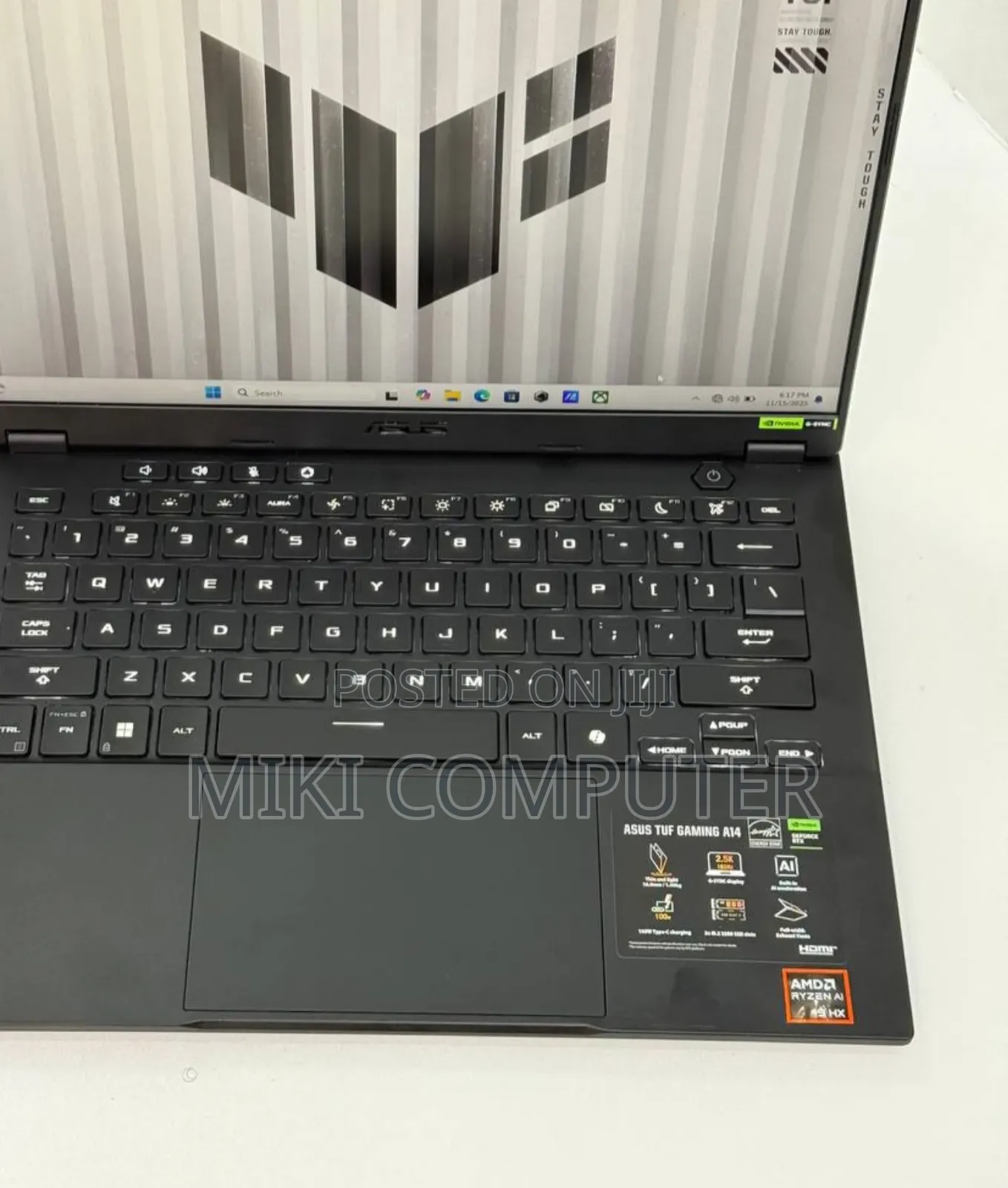 New Laptop Asus TUF Gaming A15 16GB AMD Ryzen 9 SSD 1T