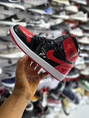 Photo - Air Jordan 1 Red Blue Boots