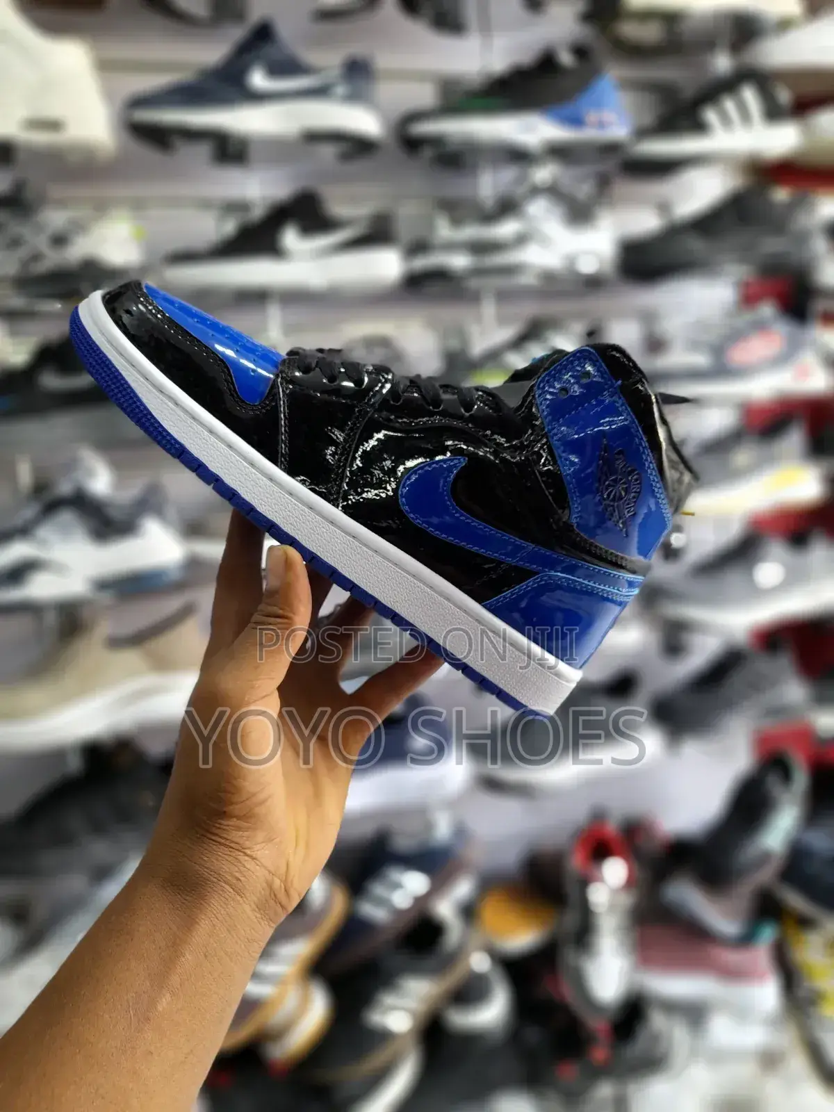 Air Jordan 1 Red Blue Boots