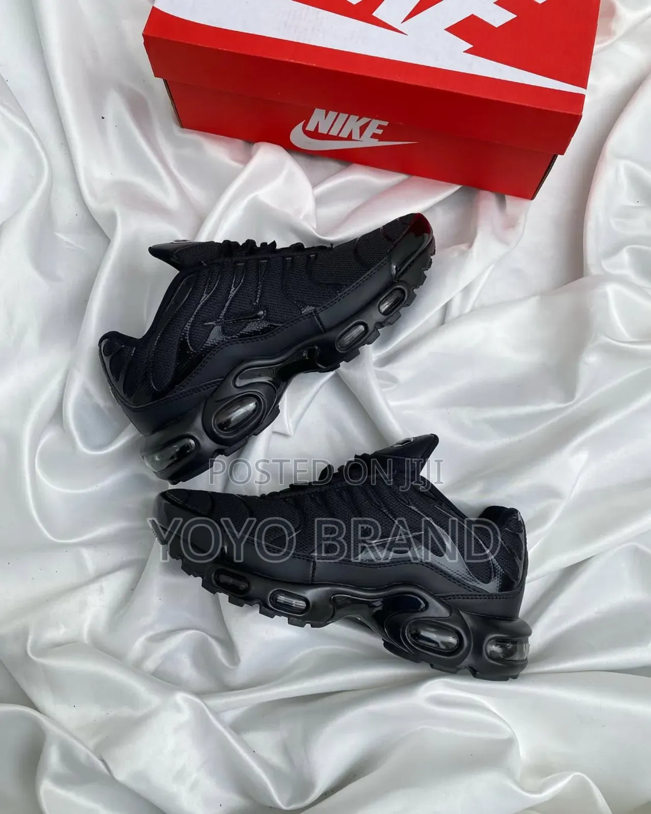 Air Nike Tn Full Black Fashion Shoes