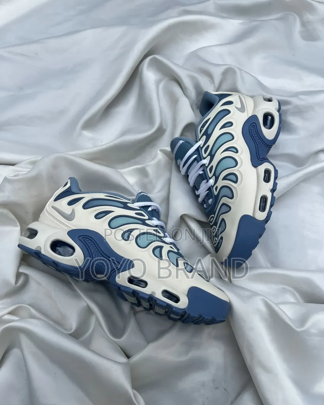 Nike Air Max White Blue Fashion Shoes