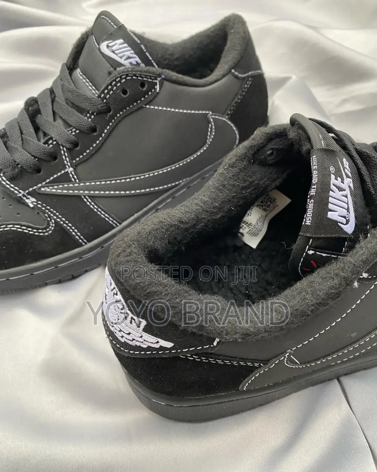 New Air Jordan 1 Travis Scoott Full Black