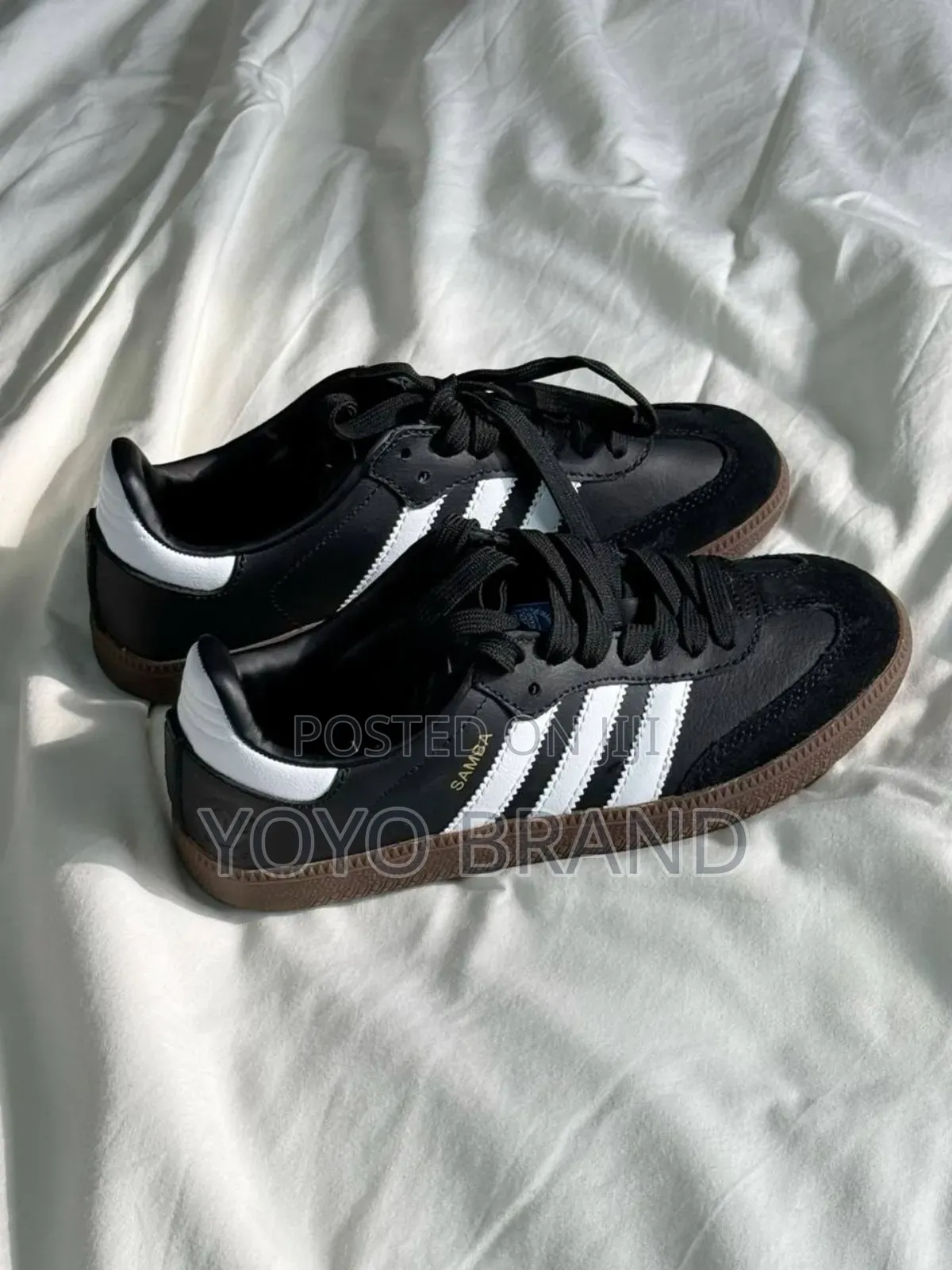 Adidas Samba Black White Stripe