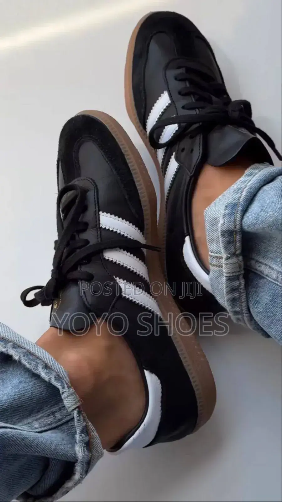 Adidas Samba Black White Stripe