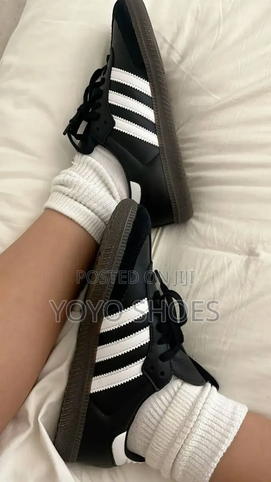 Adidas Samba Black White Stripe