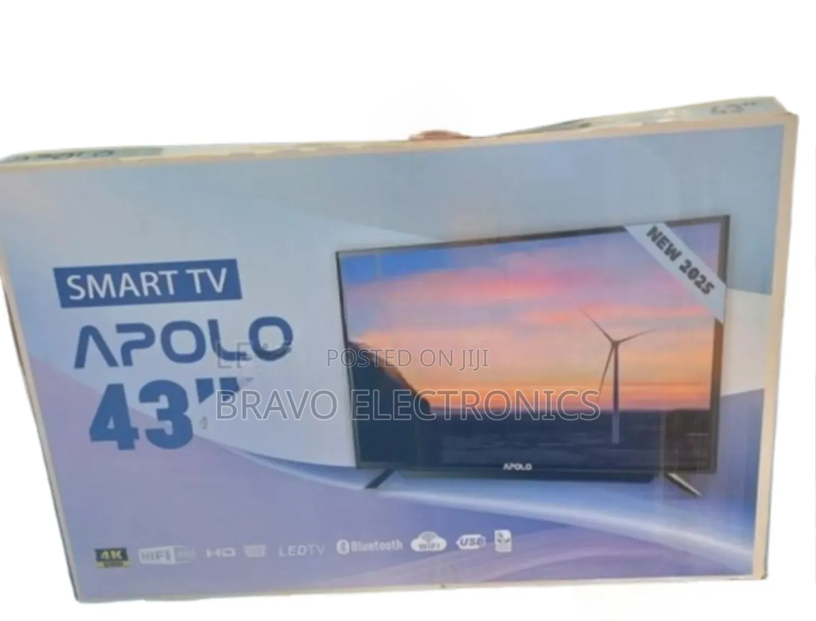 Apolo 43" Uhd Smart Tv – 2025 New Model!