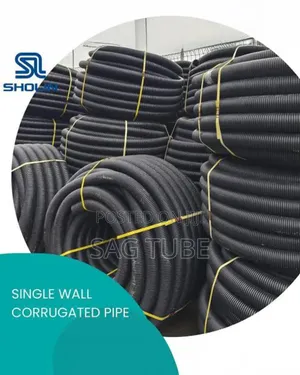 Photo - Durable Hdpe Solutions (Single Wall Corrugated Pipe)