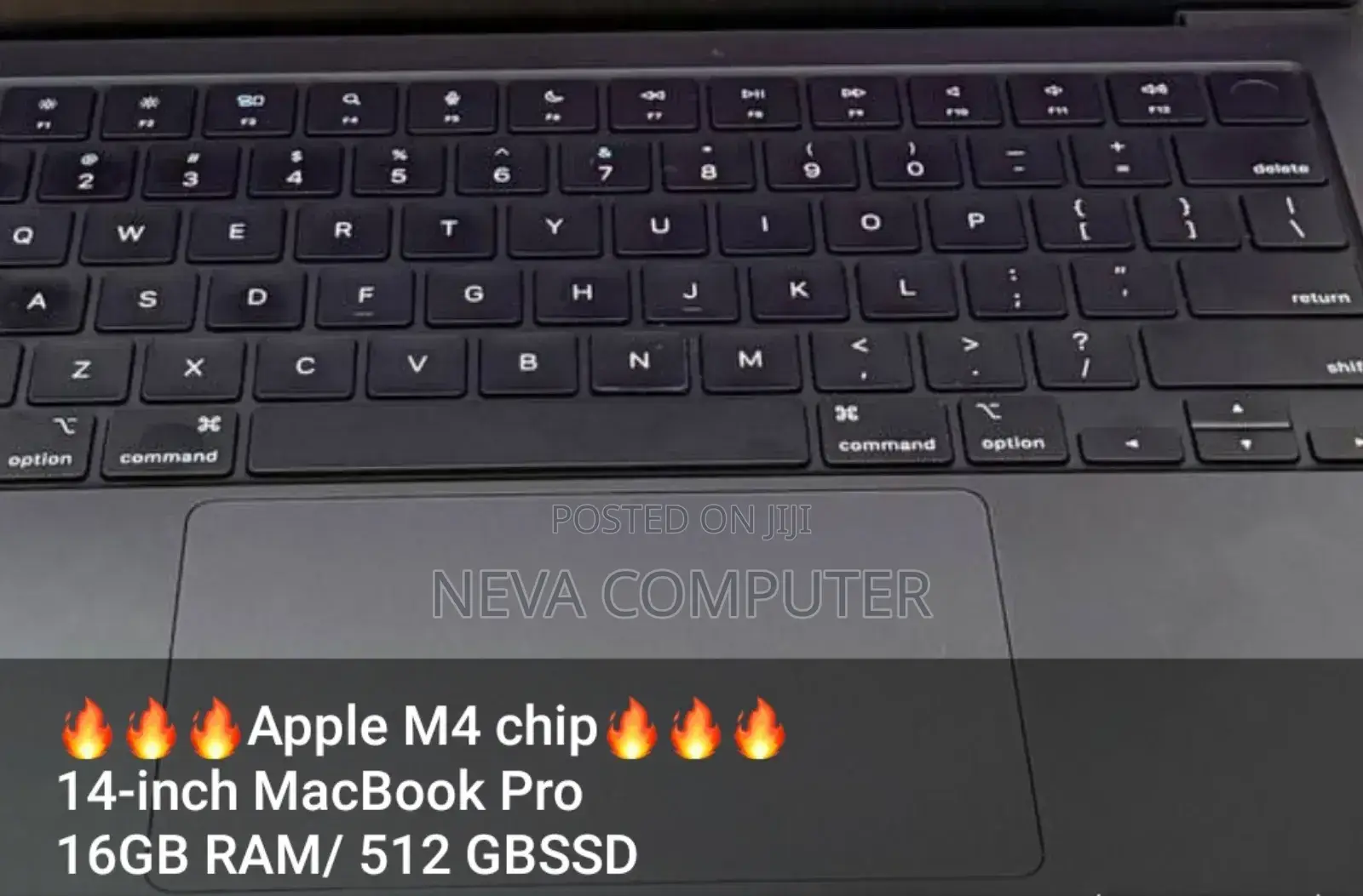 New Laptop Apple MacBook Pro 16GB Apple M4 SSD 512GB