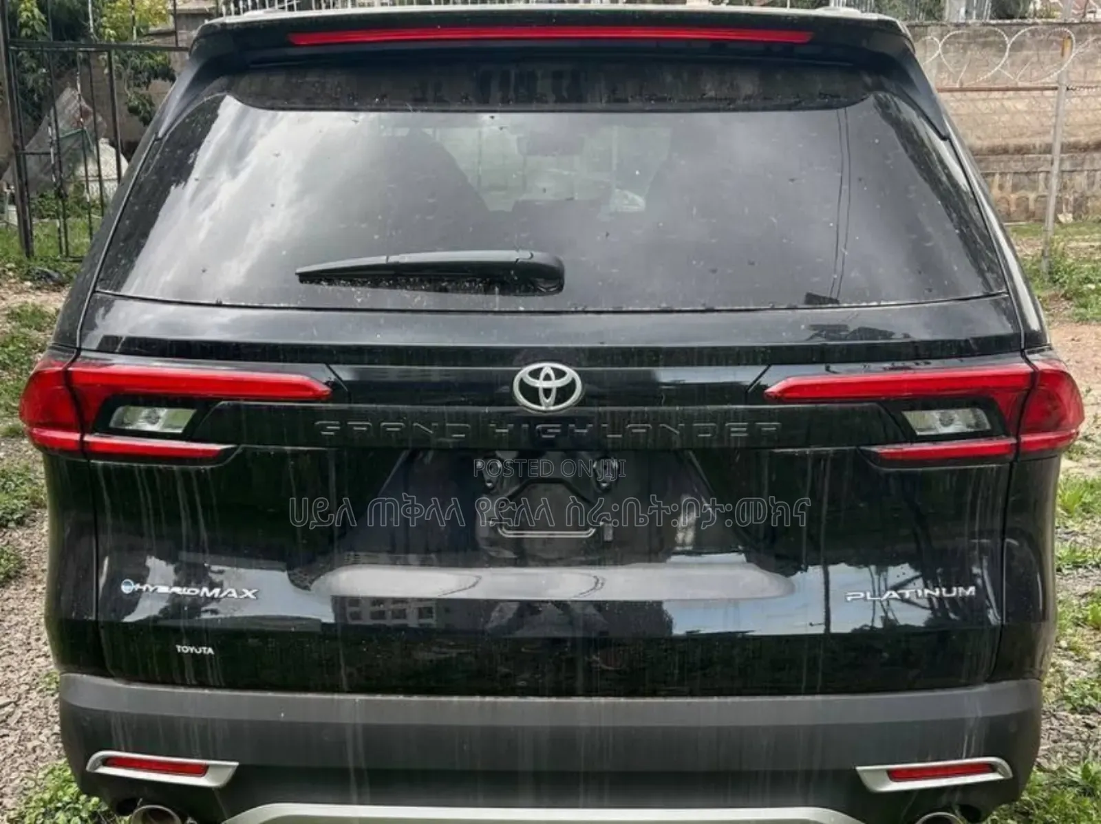 New Toyota Grand Highlander Hybrid 2025 Black