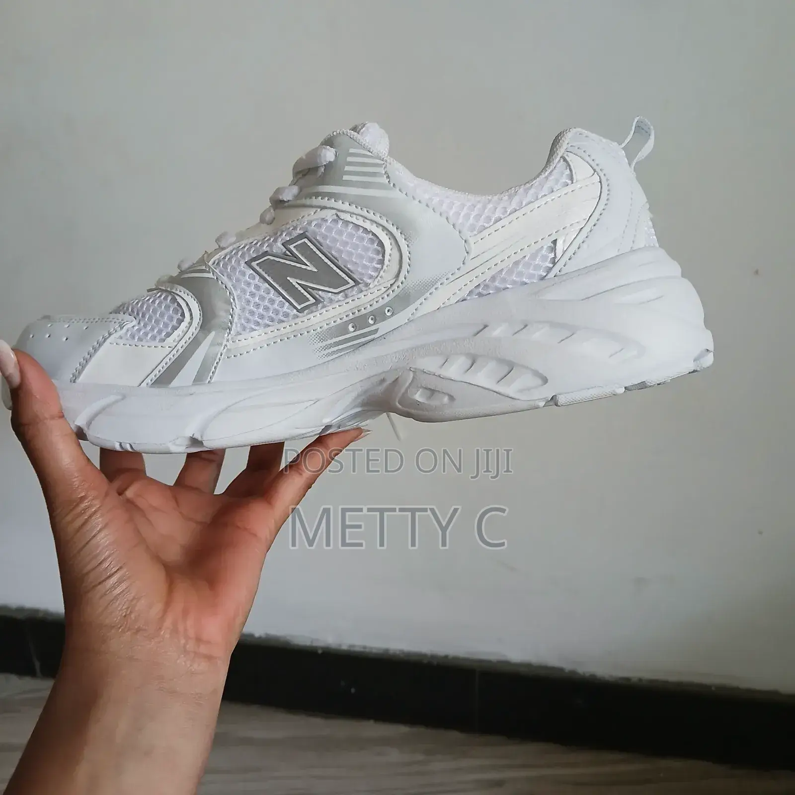 New Balance 530 White With Silver