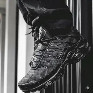 Original Nike Air Max Tn Triple Balck Shoes