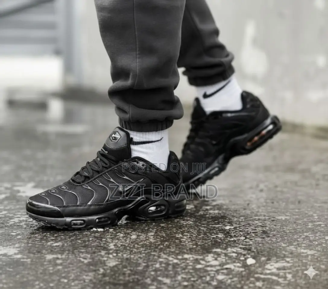 Original Nike Air Max Tn Triple Balck Shoes
