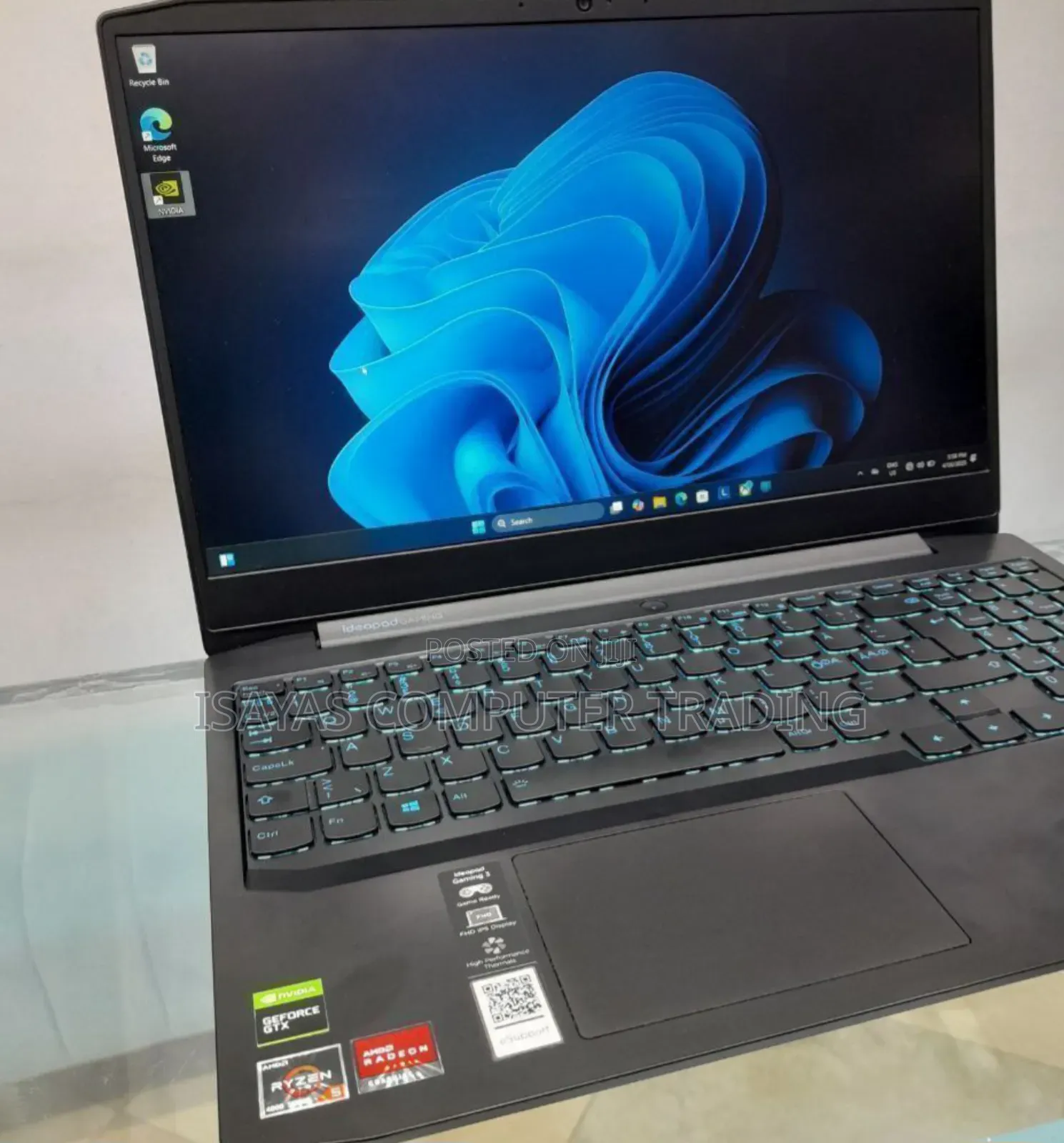 New Laptop Lenovo Ideapad 3 16GB AMD Ryzen 5 SSD 256GB