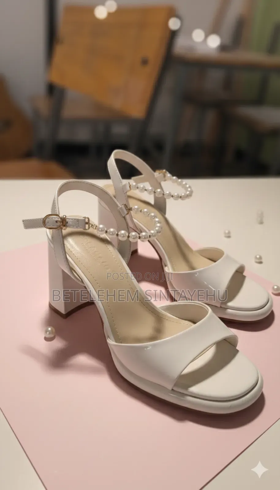 Heel Shoe. Shein White Heel for Women.