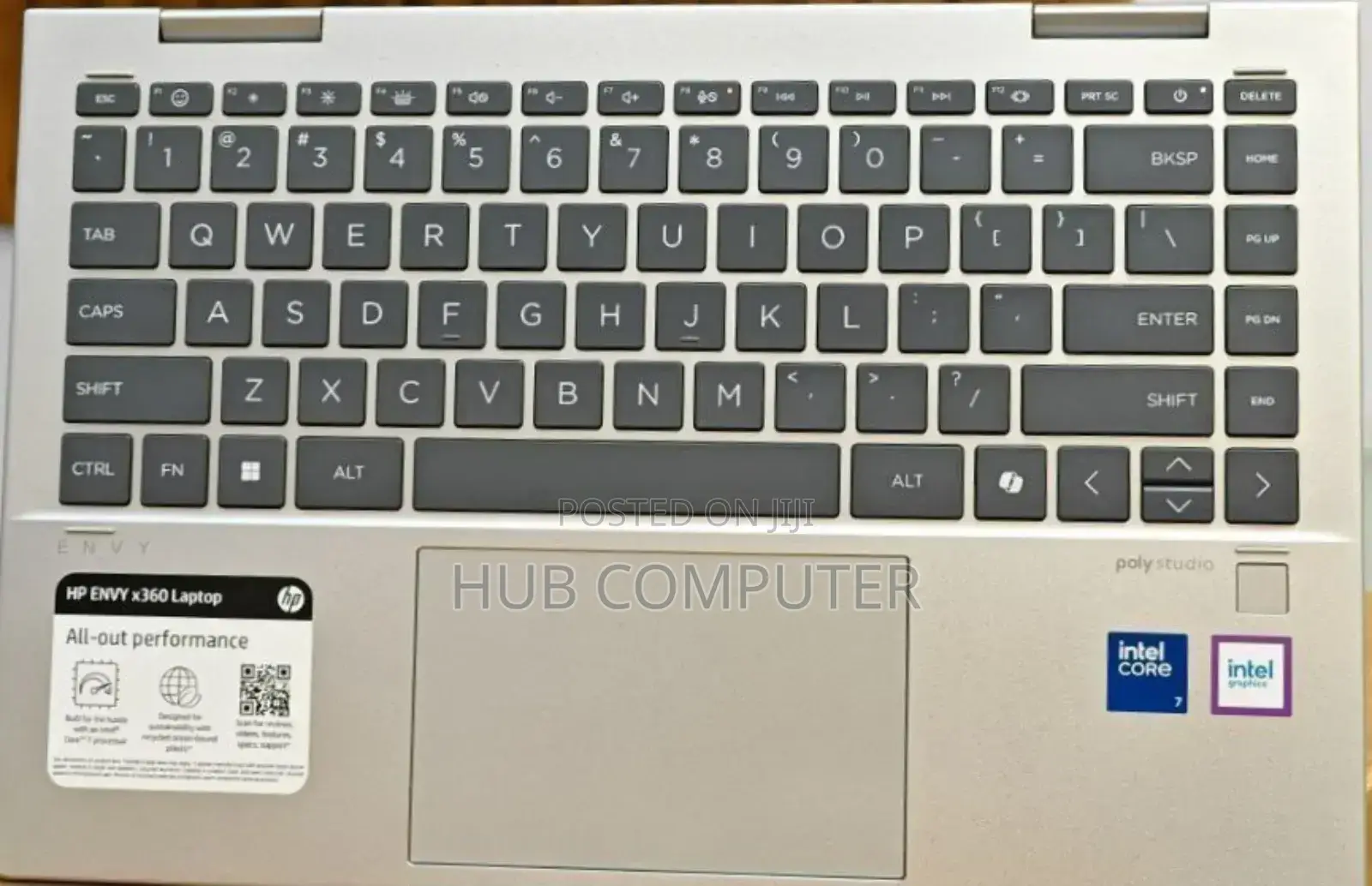 New Laptop HP Envy X360 16GB Intel Core 7 SSD 512GB