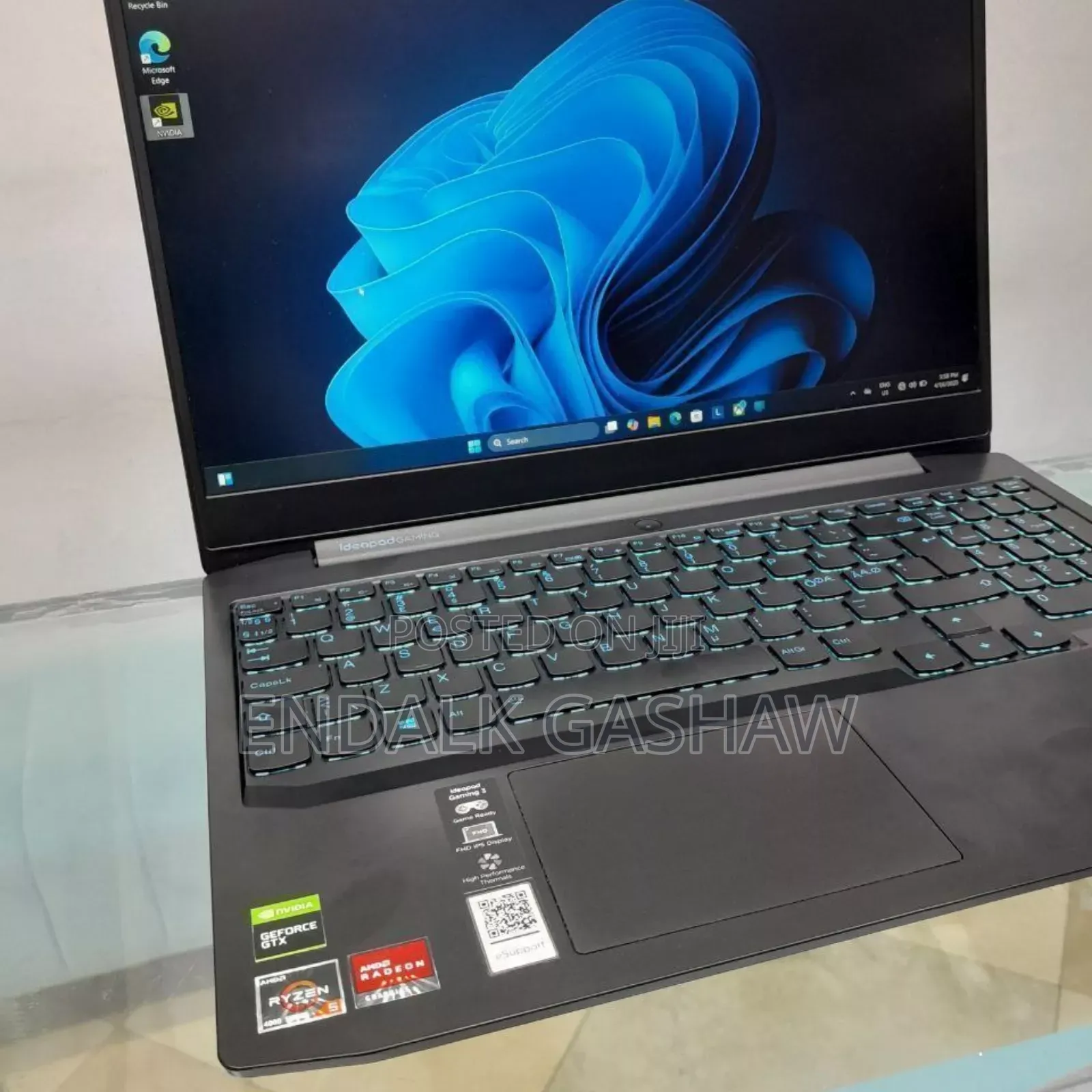 New Laptop Lenovo Ideapad 3 16GB AMD Ryzen 5 SSD 256GB