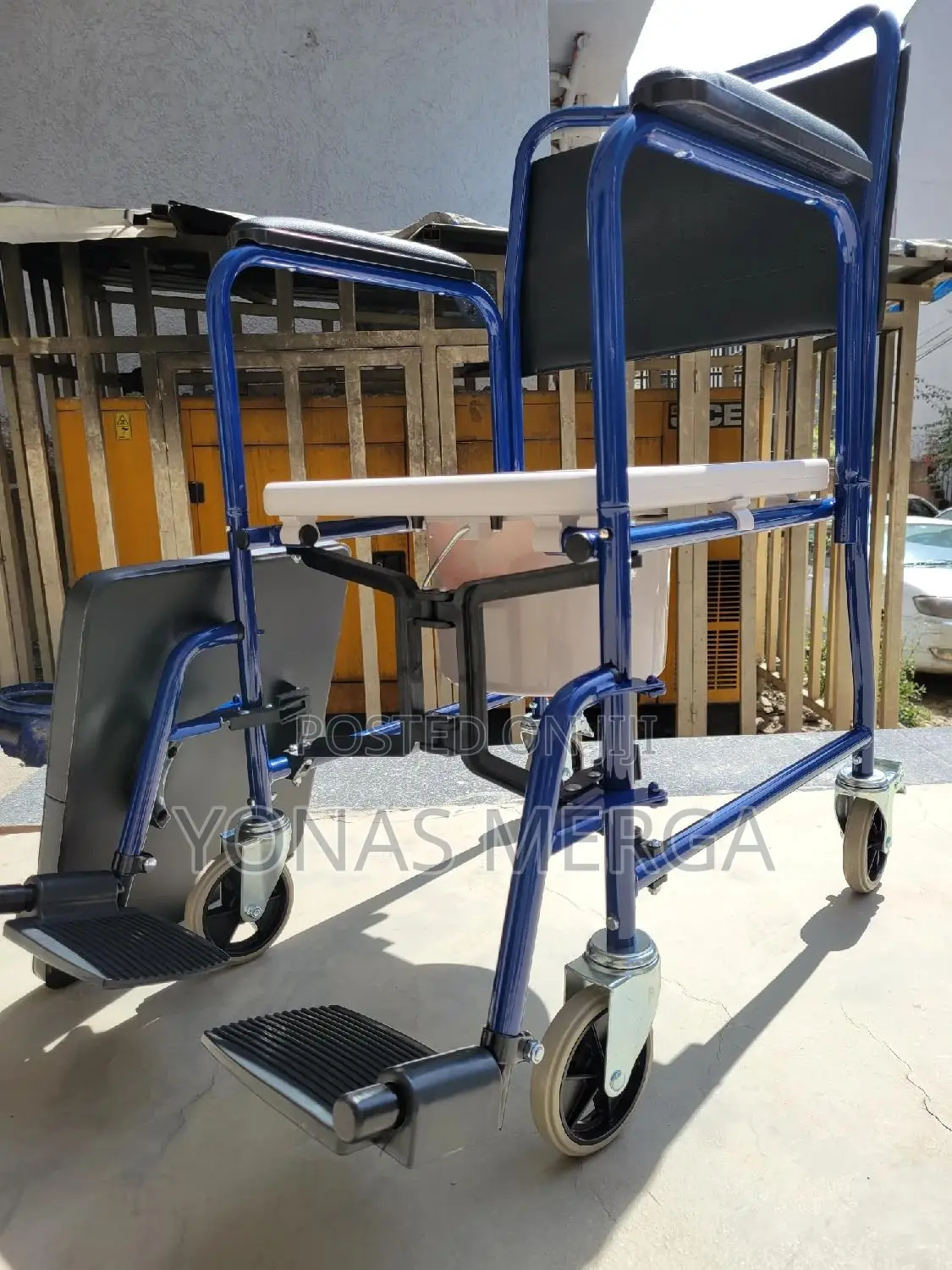 Bathing/Toileting Chair歪糸commode Chair弔龟plastic Bowl Pot Is Removable